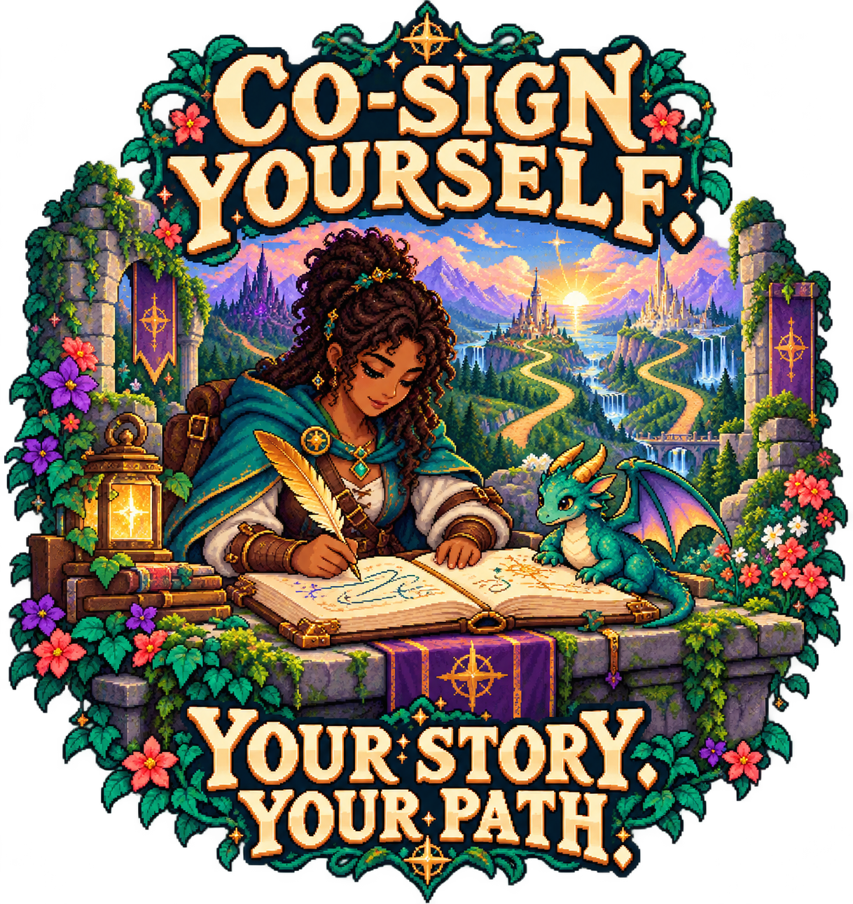 Co-Sign Yourself. apparel artwork